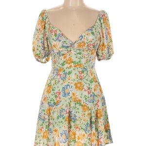 Floral Puff Sleeve Dress
